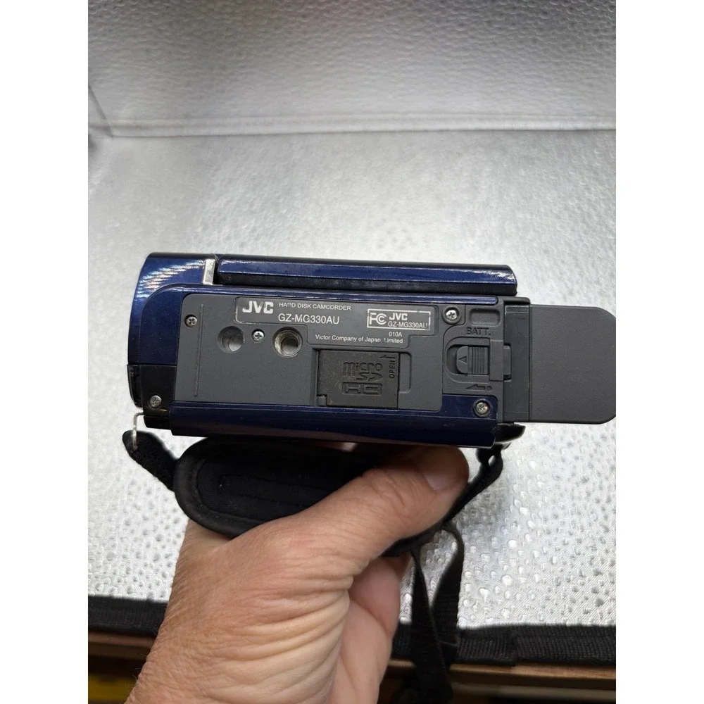JVC Everio GZ-MG330AU 30GB HDD Digital Video Camcorder Blue Not Tested W/battery